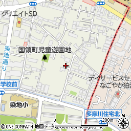 東京都調布市国領町7丁目57-16周辺の地図