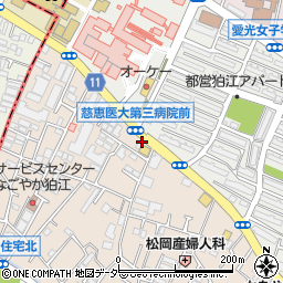 狛江グリーン薬局周辺の地図