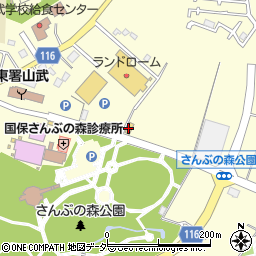 緑の風山武店周辺の地図