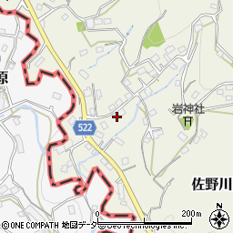 神奈川県相模原市緑区佐野川2455周辺の地図