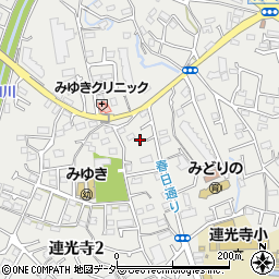 東京都多摩市連光寺2丁目27周辺の地図