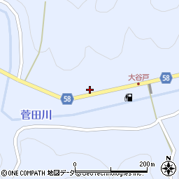 岐阜県下呂市金山町菅田桐洞3631周辺の地図