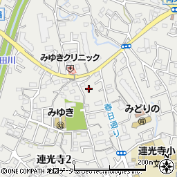 東京都多摩市連光寺2丁目27-30周辺の地図