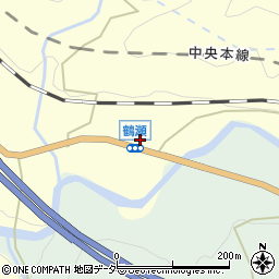 山梨県甲州市大和町鶴瀬548周辺の地図