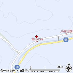 岐阜県下呂市金山町菅田桐洞131周辺の地図