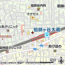 Ｓガスト祖師ヶ谷大蔵店周辺の地図