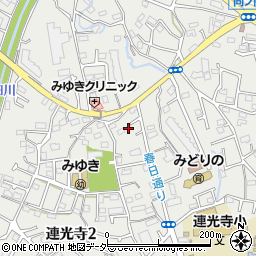東京都多摩市連光寺2丁目27-41周辺の地図