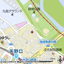 東京都稲城市矢野口3750-149周辺の地図