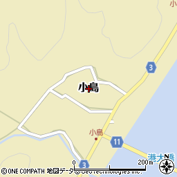 兵庫県豊岡市小島周辺の地図