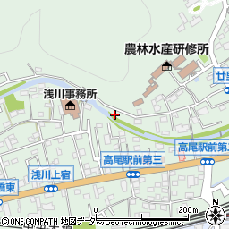 東京都八王子市廿里町44周辺の地図