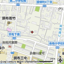 東京都調布市国領町7丁目12周辺の地図