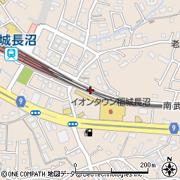 稲城長沼駅東駐車場周辺の地図
