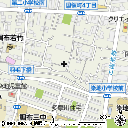 東京都調布市国領町7丁目12-5周辺の地図