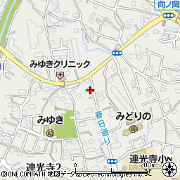 東京都多摩市連光寺2丁目27-8周辺の地図