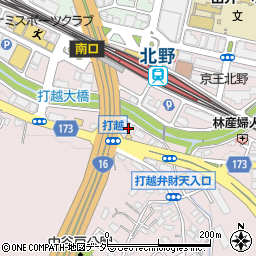 東京都八王子市打越町1197周辺の地図