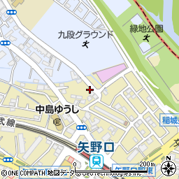 東京都稲城市矢野口3750-60周辺の地図