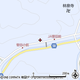 岐阜県下呂市金山町菅田桐洞143周辺の地図