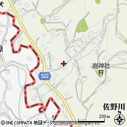 神奈川県相模原市緑区佐野川2450周辺の地図