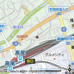 東京都八王子市高尾町1194周辺の地図