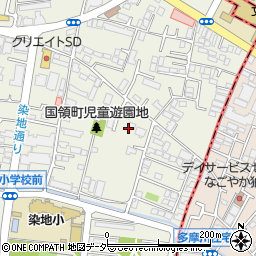 東京都調布市国領町7丁目57周辺の地図