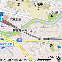 東京都八王子市打越町592周辺の地図