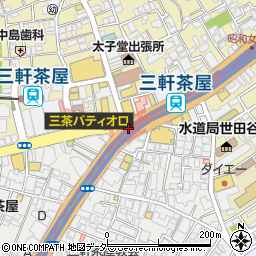 ＬＡＷＳＯＮ＋ｔｏｋｓ三軒茶屋駅店周辺の地図