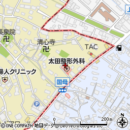 太田整形外科医院周辺の地図