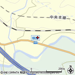 山梨県甲州市大和町鶴瀬526周辺の地図