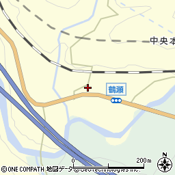 山梨県甲州市大和町鶴瀬510周辺の地図