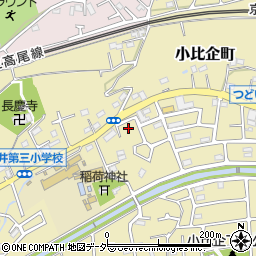 東京都八王子市小比企町1053周辺の地図