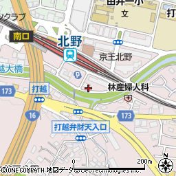 東京都八王子市打越町334周辺の地図