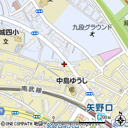 東京都稲城市矢野口236周辺の地図