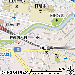 東京都八王子市打越町589周辺の地図