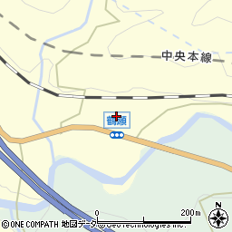 山梨県甲州市大和町鶴瀬522周辺の地図