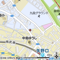 東京都稲城市矢野口237-6周辺の地図