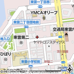 京成バス東雲折返場事務所棟周辺の地図