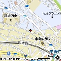 東京都稲城市矢野口231周辺の地図