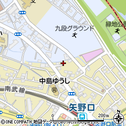 東京都稲城市矢野口241-3周辺の地図