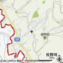 神奈川県相模原市緑区佐野川2456周辺の地図