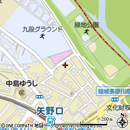 東京都稲城市矢野口3750-194周辺の地図