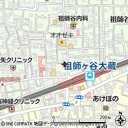 松屋 祖師谷大蔵3丁目店周辺の地図
