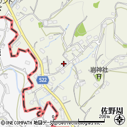 神奈川県相模原市緑区佐野川2453周辺の地図