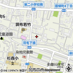 東京都調布市国領町7丁目3周辺の地図
