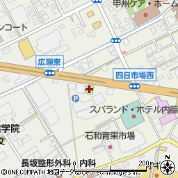 藍屋 石和店周辺の地図