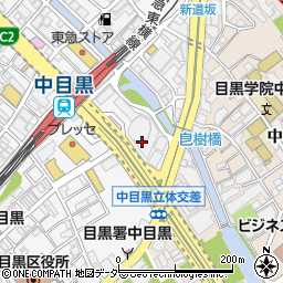 東急リバブル株式会社　中目黒センター周辺の地図