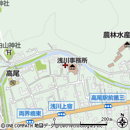 東京都八王子市高尾町1665周辺の地図