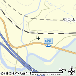 山梨県甲州市大和町鶴瀬513周辺の地図