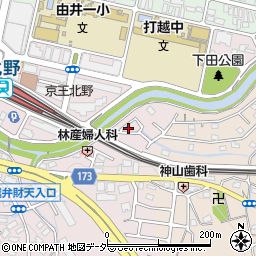 東京都八王子市打越町601周辺の地図