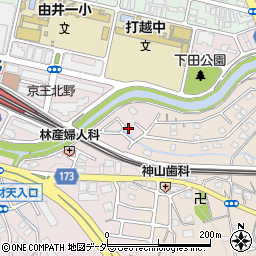 東京都八王子市打越町590周辺の地図