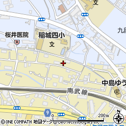 東京都稲城市矢野口122-4周辺の地図
